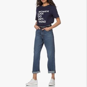 Rag & Bone Ruth High-Rise Straight Jeans • 30